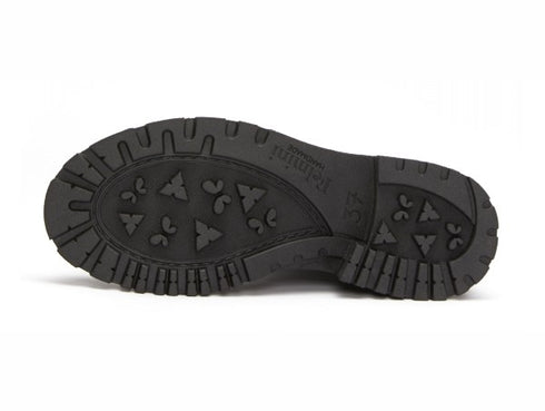 Felmini combat boots with laces and zip leather upper